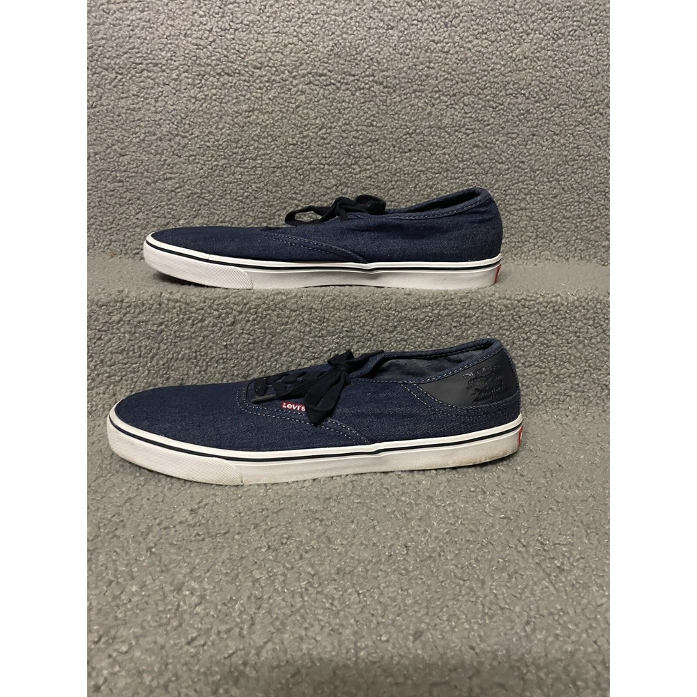 Levi's‎ Mens Miles Leather Casual Lace-up Sneaker Shoe Size 13 - Picture 4 of 10